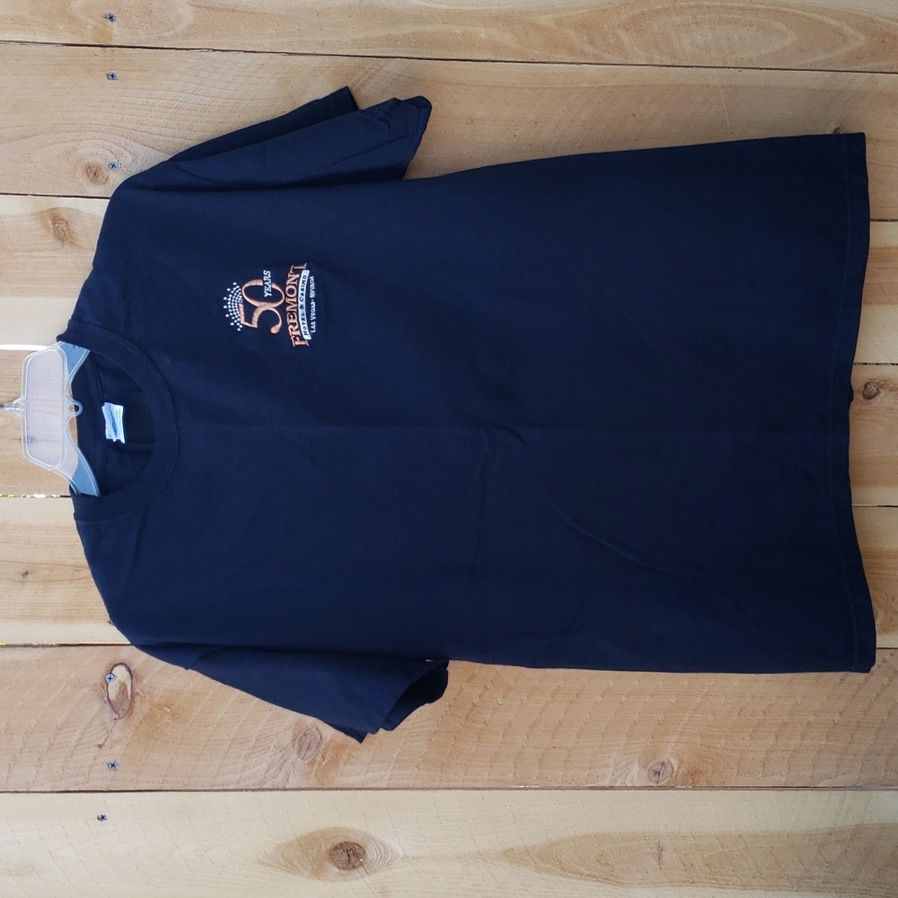 Fremont Hotel & Casino Las Vegas Nevada 50 Years Black Short Sleev T Shirt Large